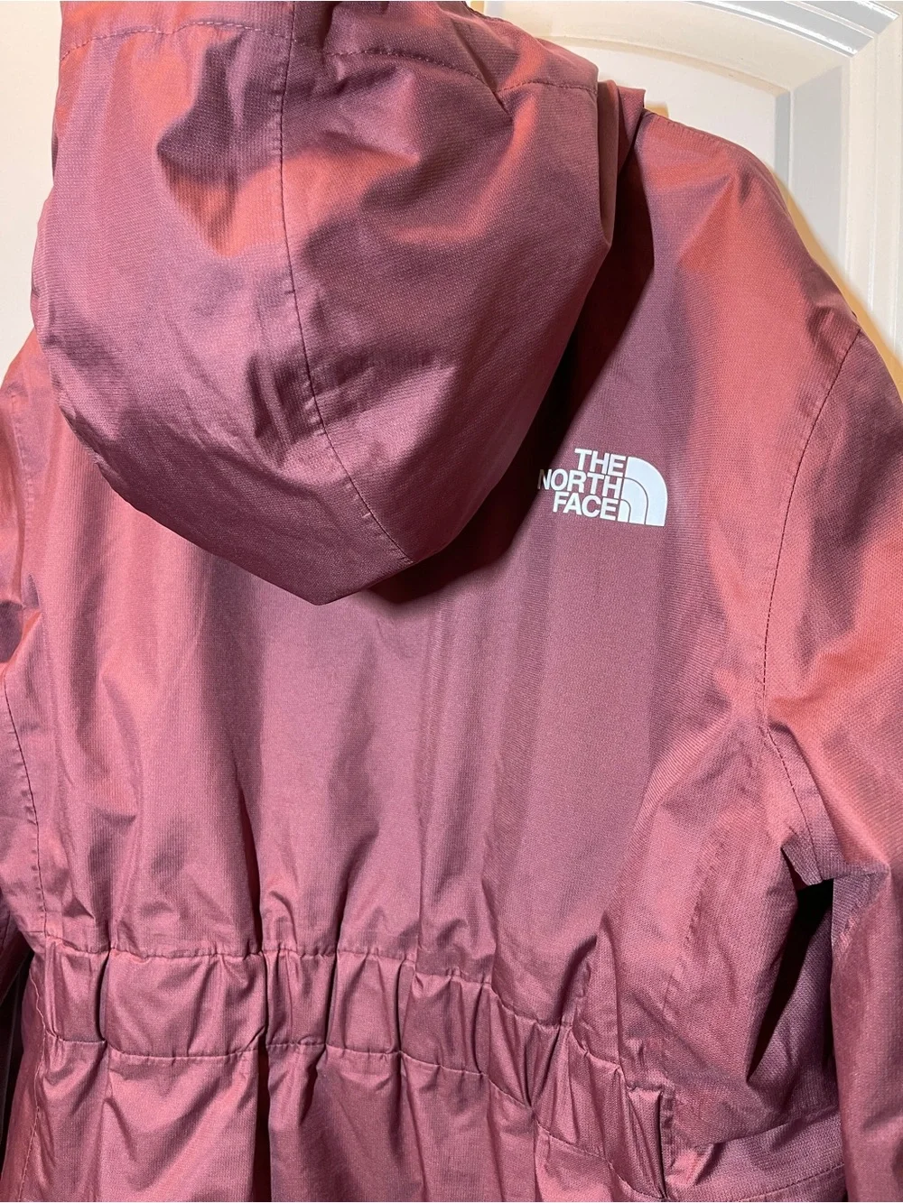 The North Face Kids Hooded Rain Jacket - Mauve